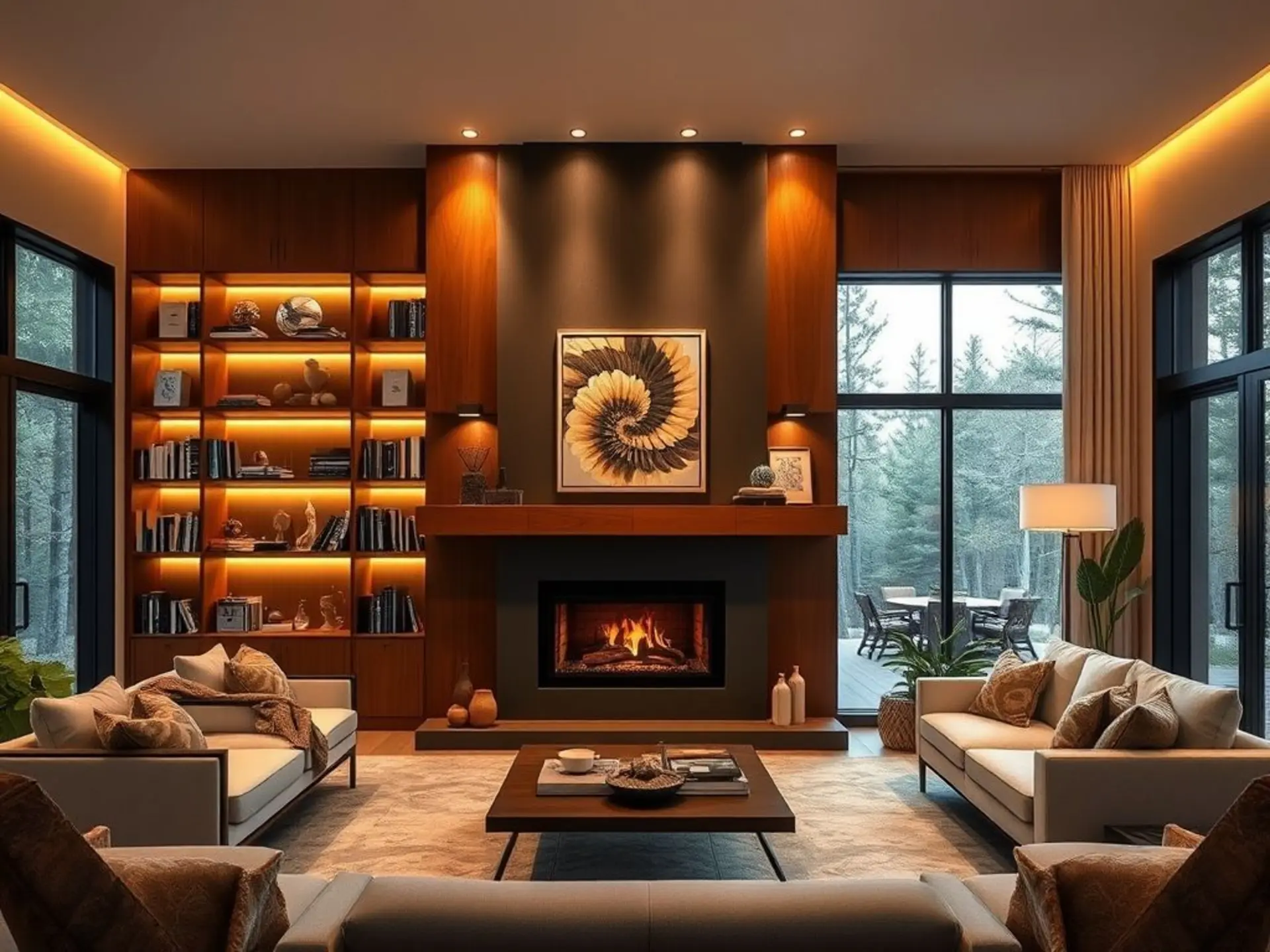 Дизайн гостиной: тренды и идеи от Act-Okna.ru