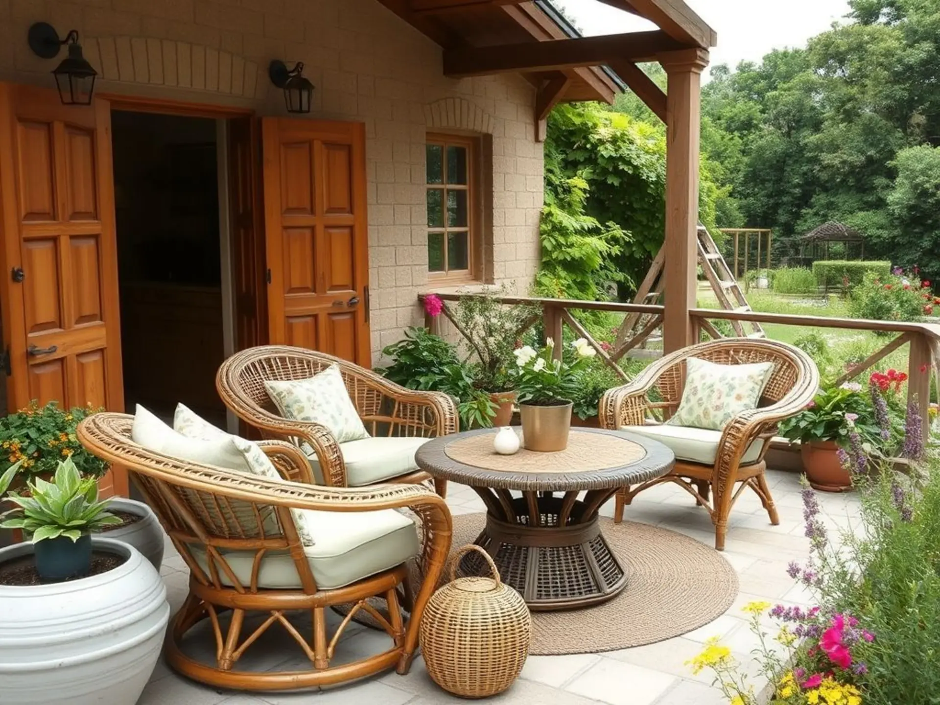 Мебель для дачи: ротанг и его альтернативы для вашего дома