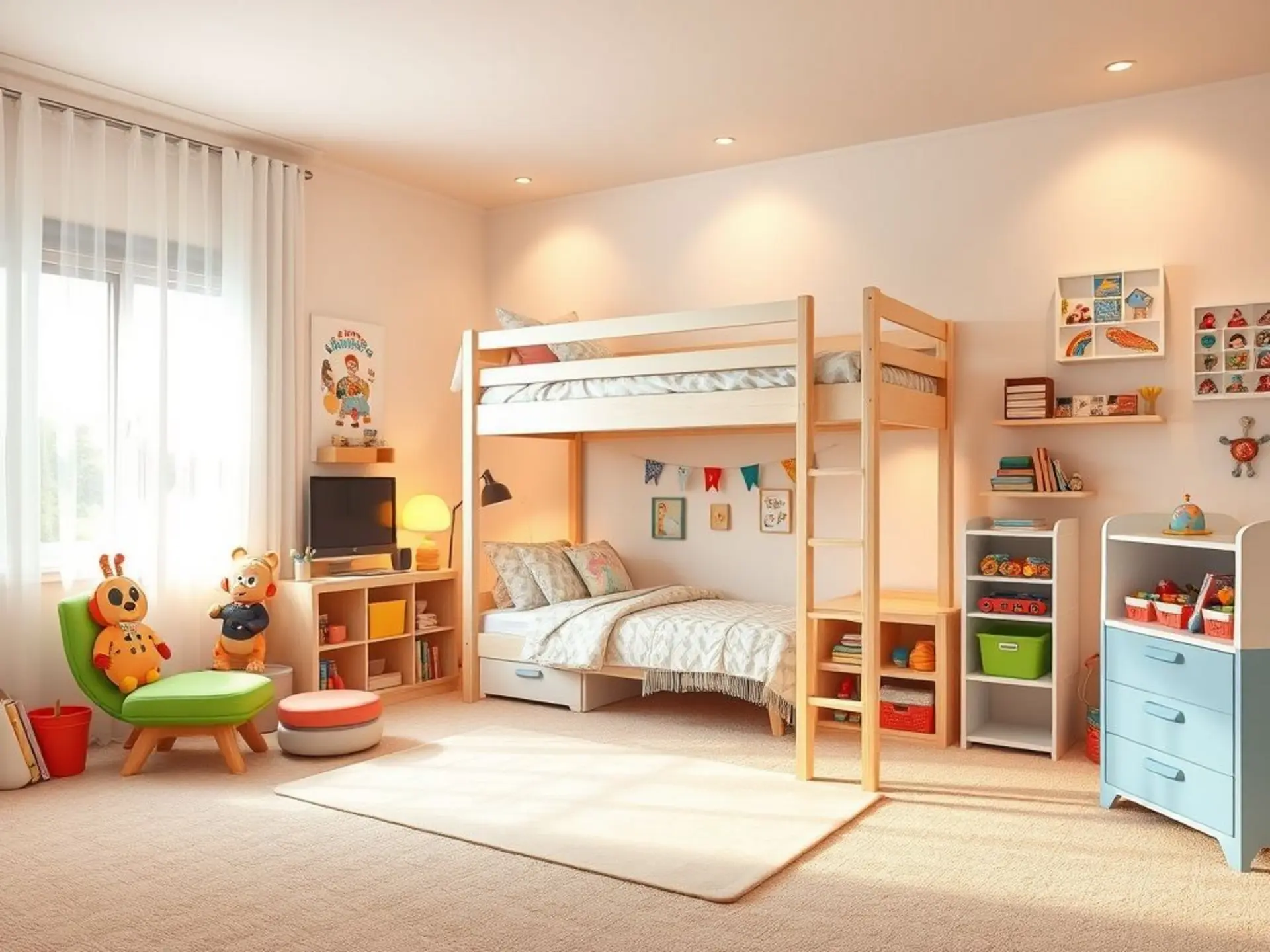 Дизайн детской комнаты для двух детей: практичные решения и тренды