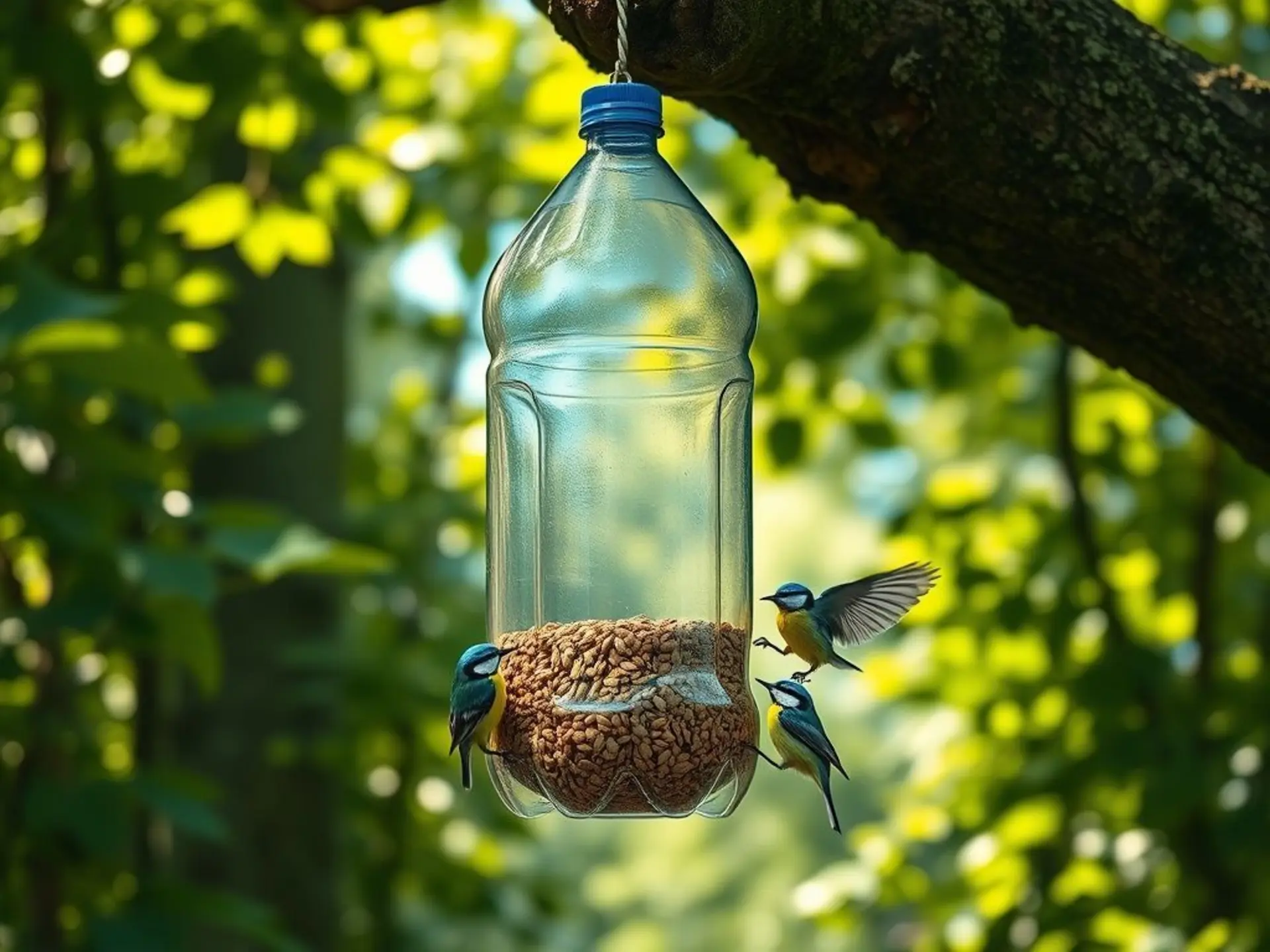 DIY: Строим кормушку для птиц из подручных материалов