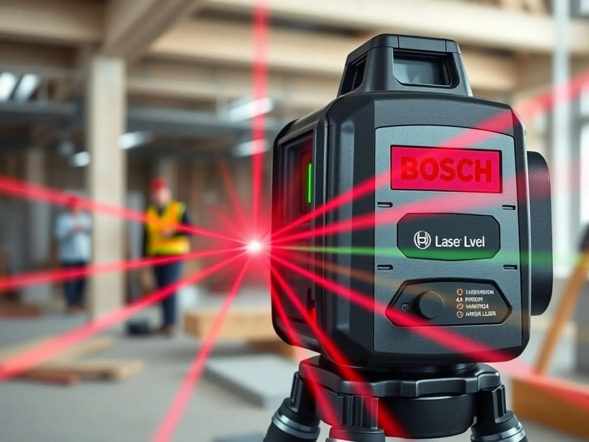 Строительные работы: как выбрать и использовать лазерный нивелир Bosch