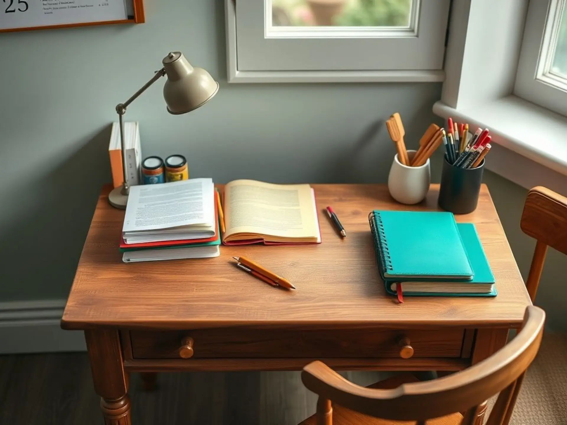 Обустройство рабочего места школьника: выбор стола для учебы и творчества