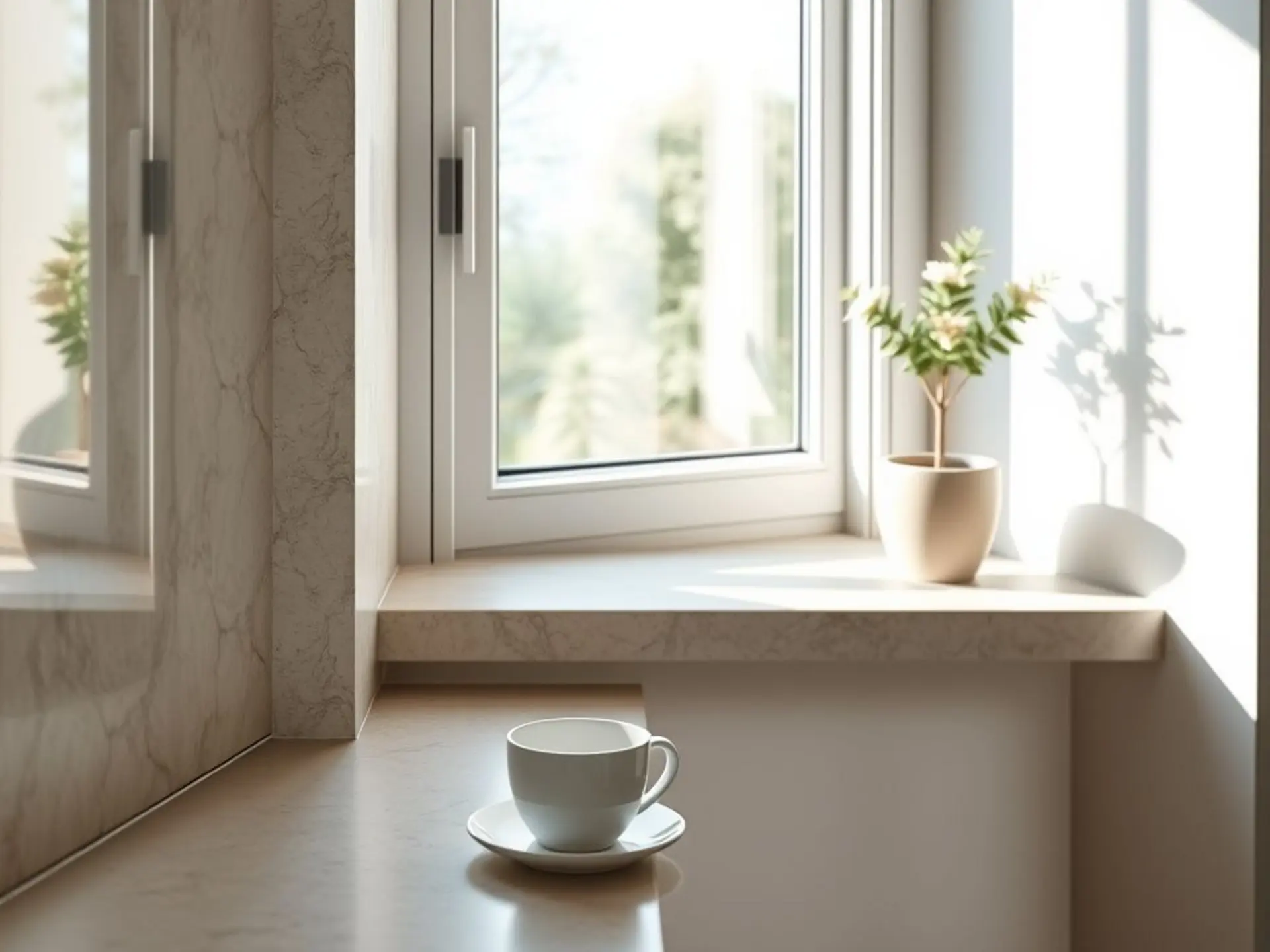 Искусственный камень для подоконников: выбор, преимущества и установка