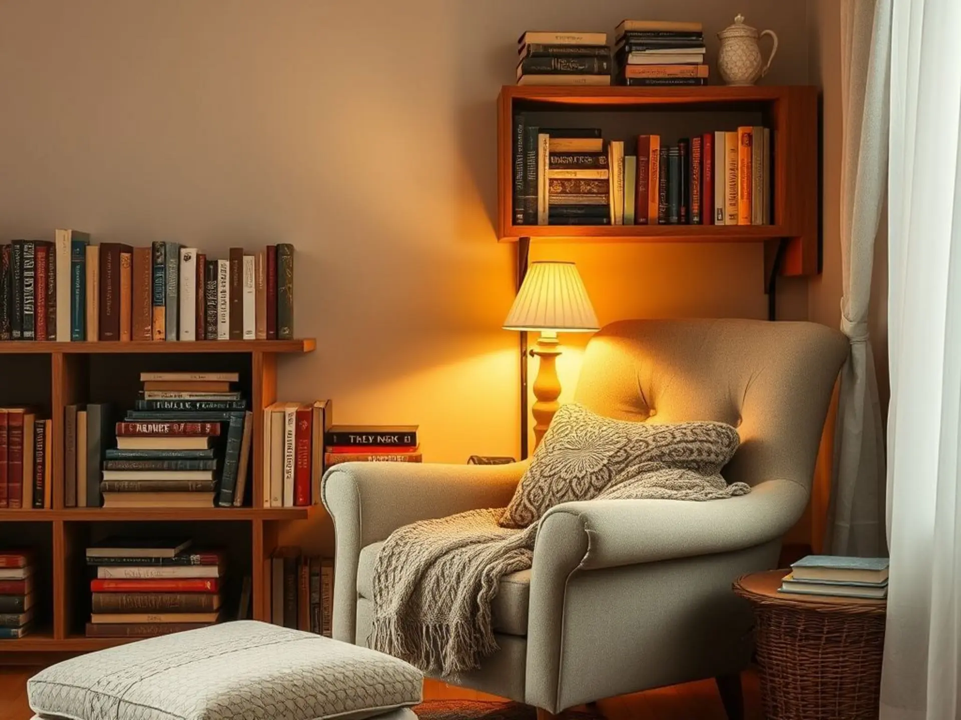 Создаем уютное место для чтения: практические советы для вашего дома