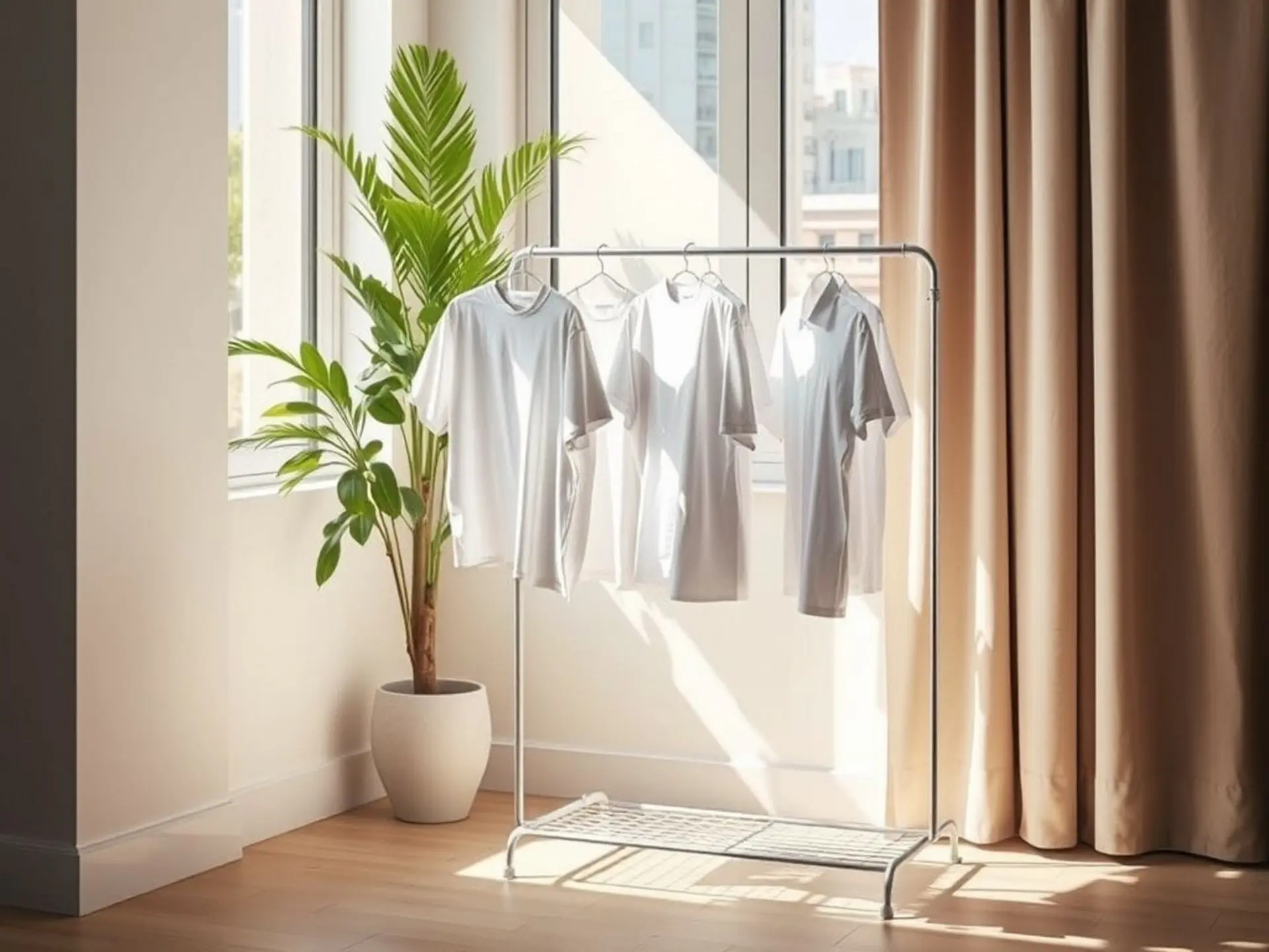 Сушка белья дома: лайфхаки для квартиры без балкона