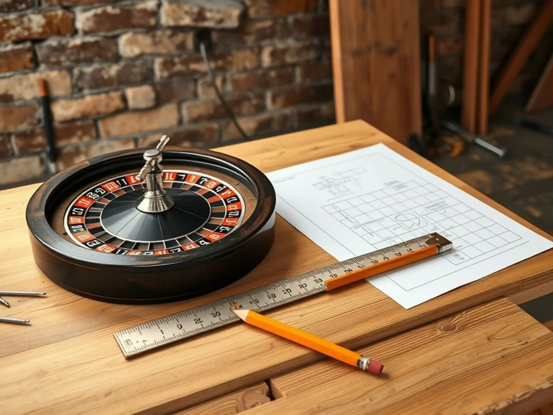 Точная разметка для строительства: рулетка и отвес в деле