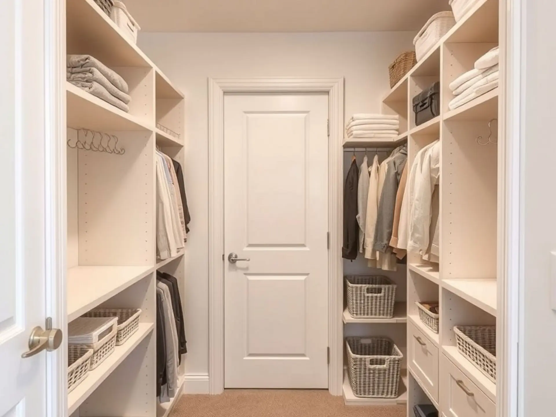 Оптимизация пространства: идеи для гардеробной в малогабаритной квартире