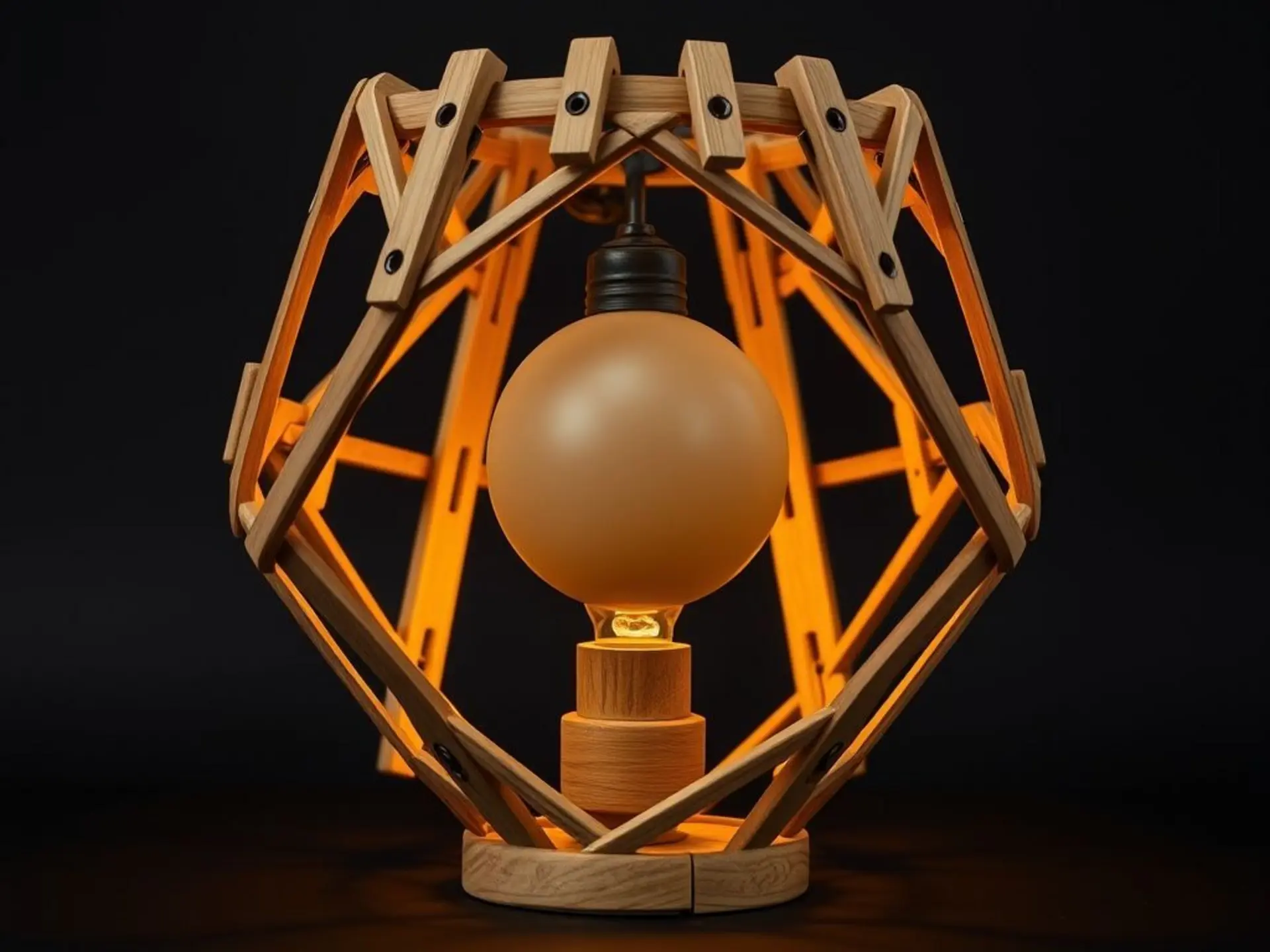 DIY: Стильные светильники из доступных материалов для вашего дома