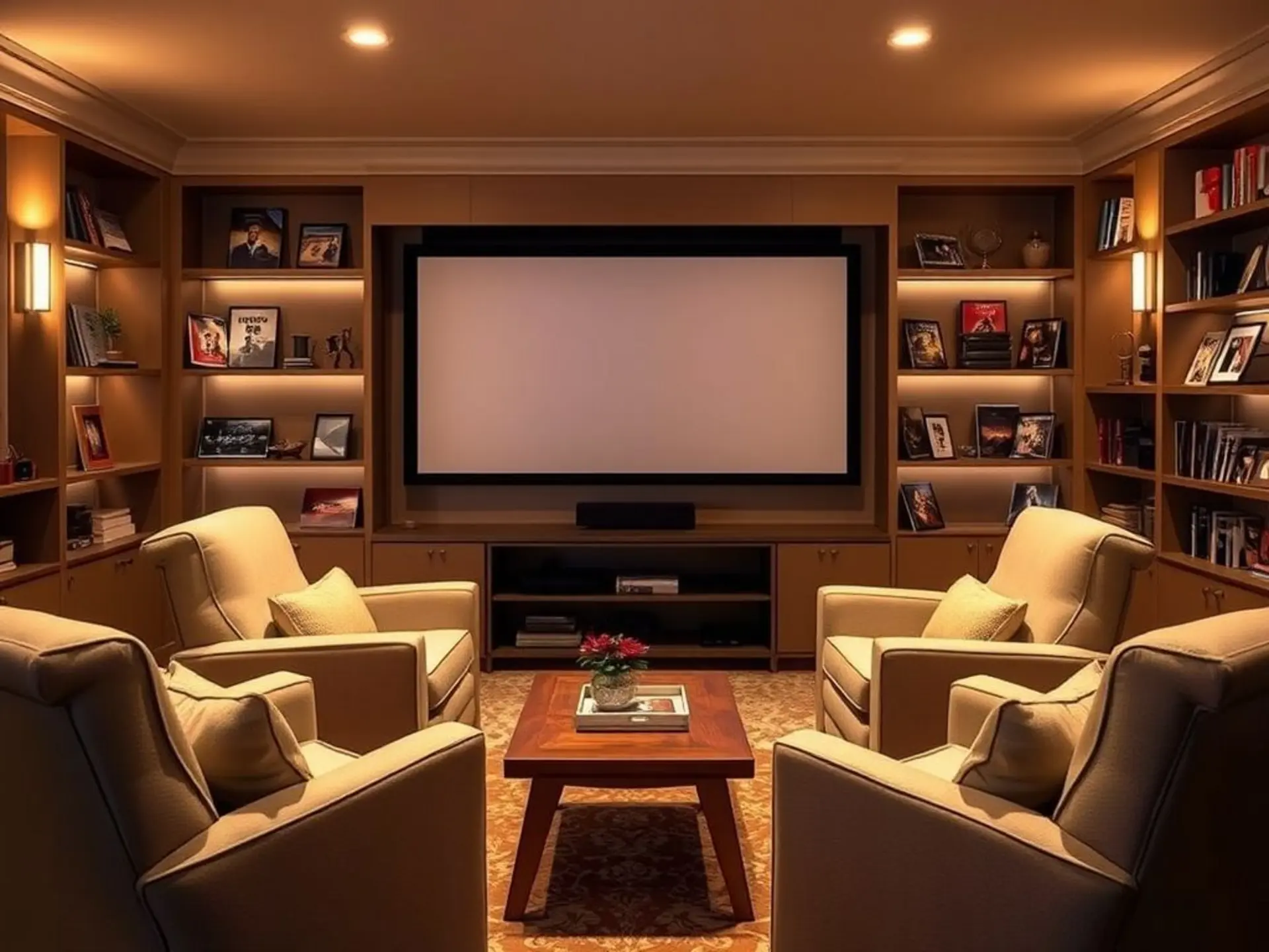 Создаем идеальный домашний кинотеатр: выбор мебели, комфорт и стиль
