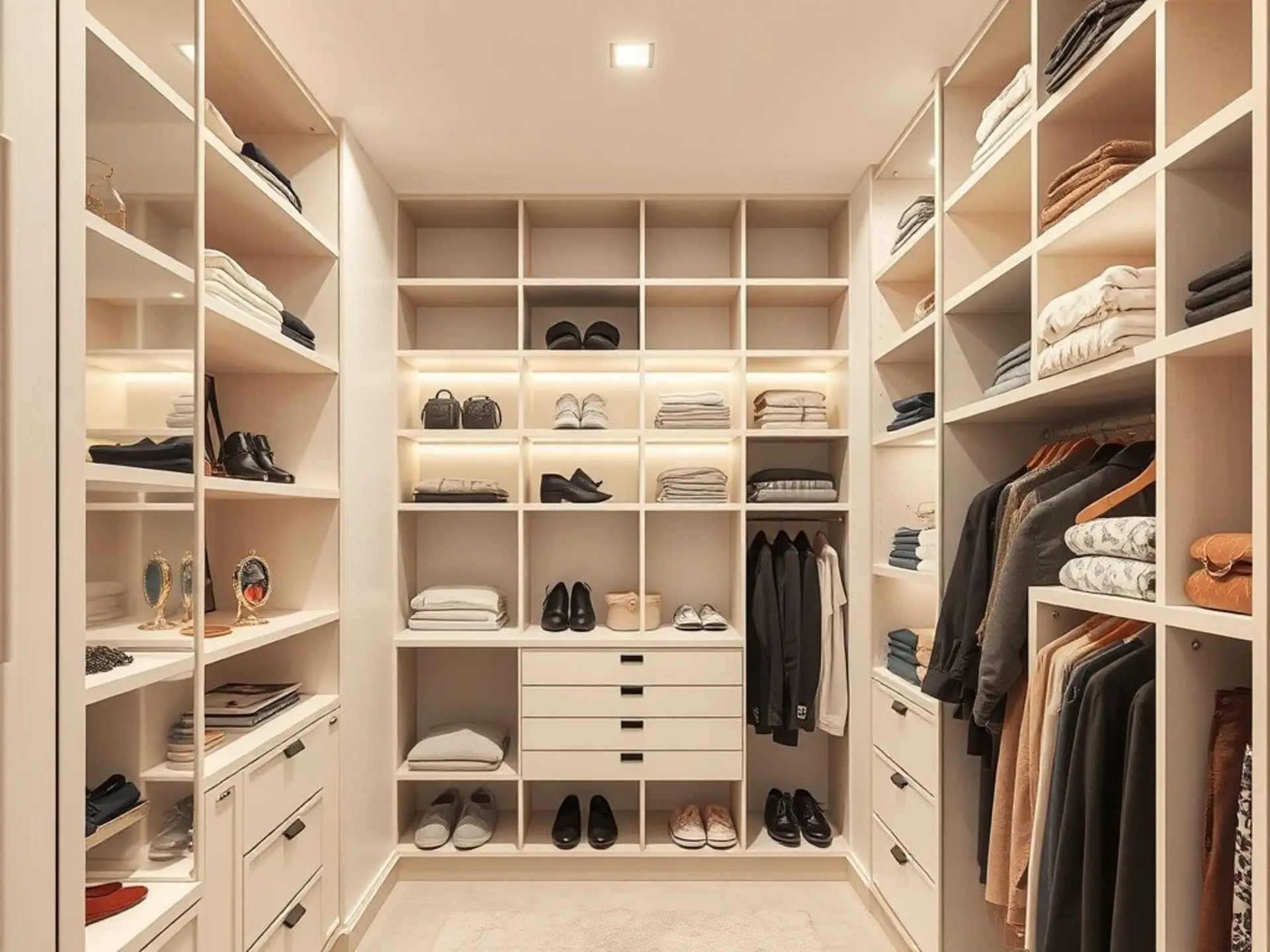 Идеи для обустройства гардеробной: как совместить функциональность и стиль в интерьере