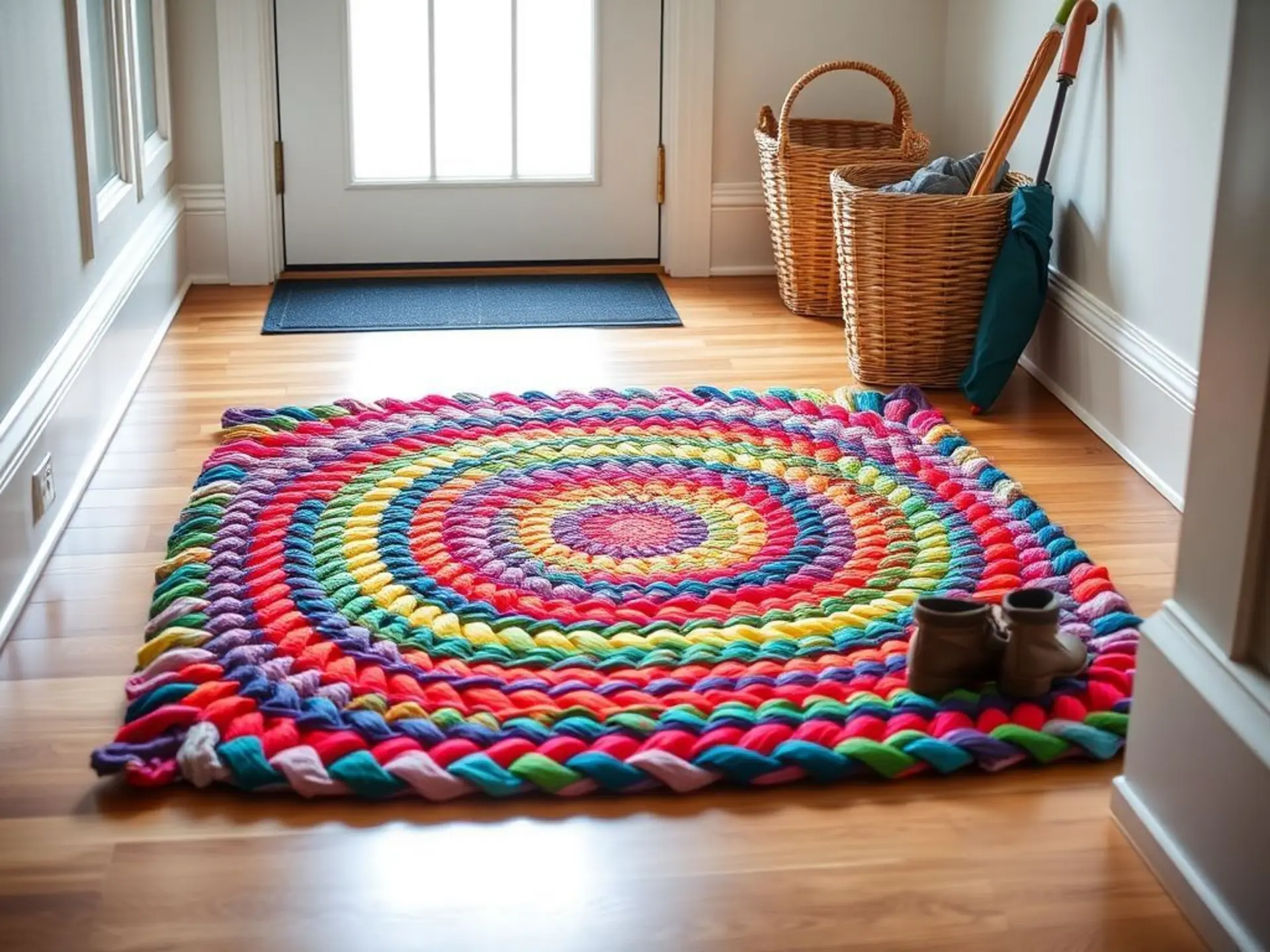 DIY: Стильные и практичные решения для прихожей из переработанных материалов