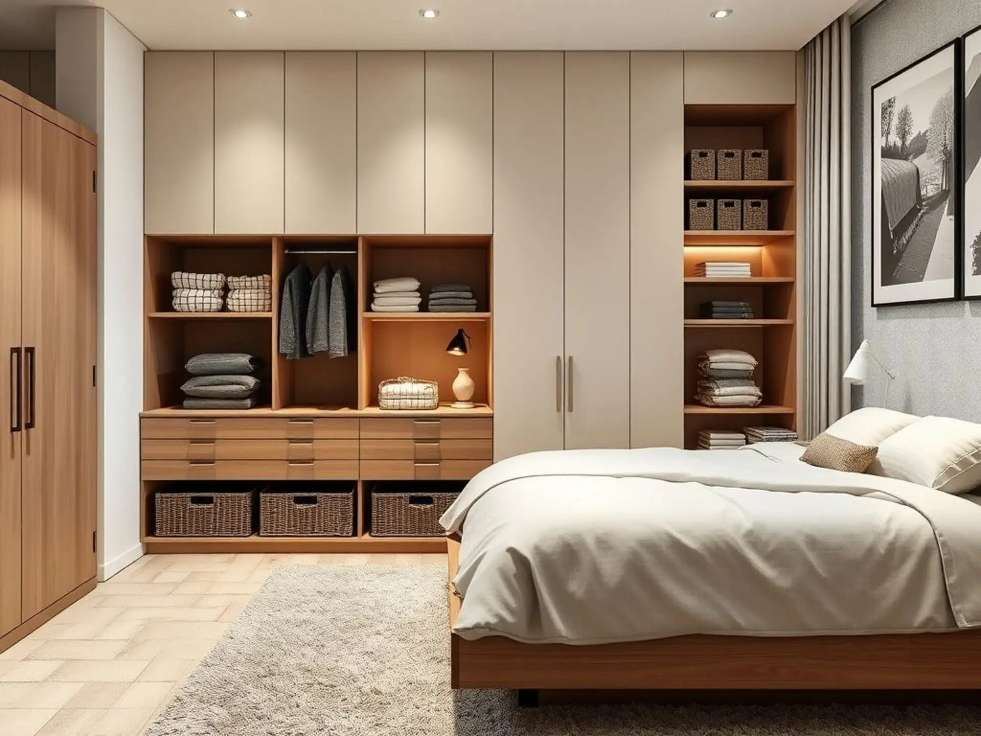 Обустройство спальни: идеи хранения и организация пространства